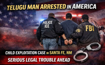 Telugu man arrested in Sant