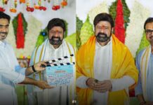 అమరావతిలో ‘NBK 112’ ప్రారంభం.. క్లాప్ కొట్టిన మంత్రి నారా లోకేష్! NBK